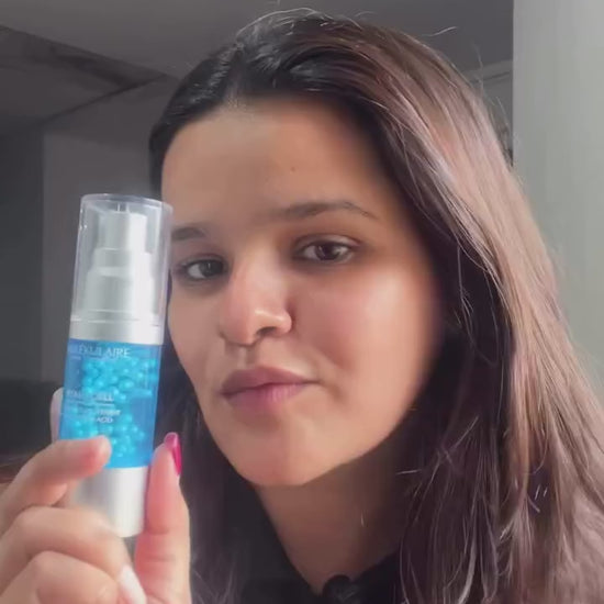 This Hyalu-Cell Hydration Boost Serum with 7 molecular weights of hyaluronic acid + niacinamide.mp4